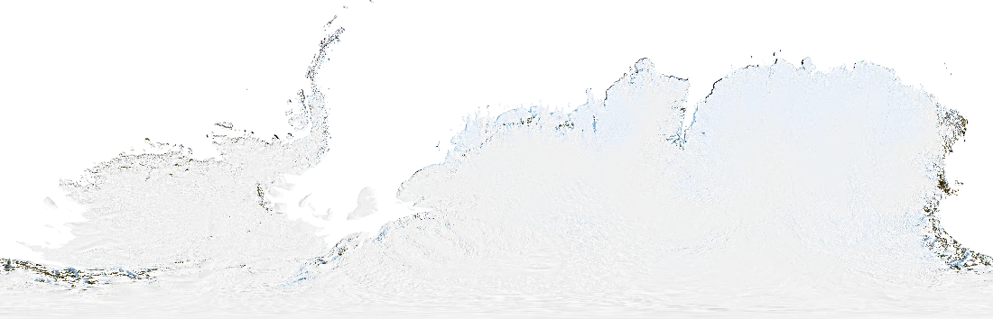 Antarctica, Annual mean 2004: NASA imagery clipped to the regional boundary