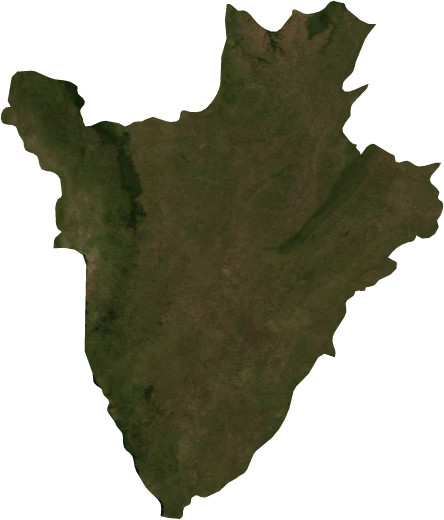 Burundi, Annual mean 2004: NASA imagery clipped to the regional boundary