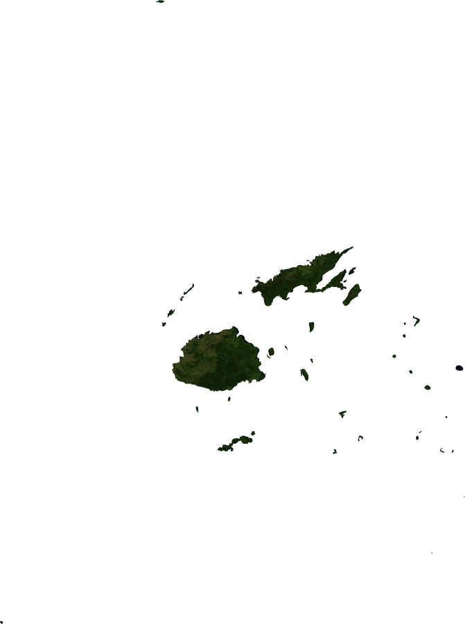 Fiji, July 2004: NASA imagery clipped to the regional boundary
