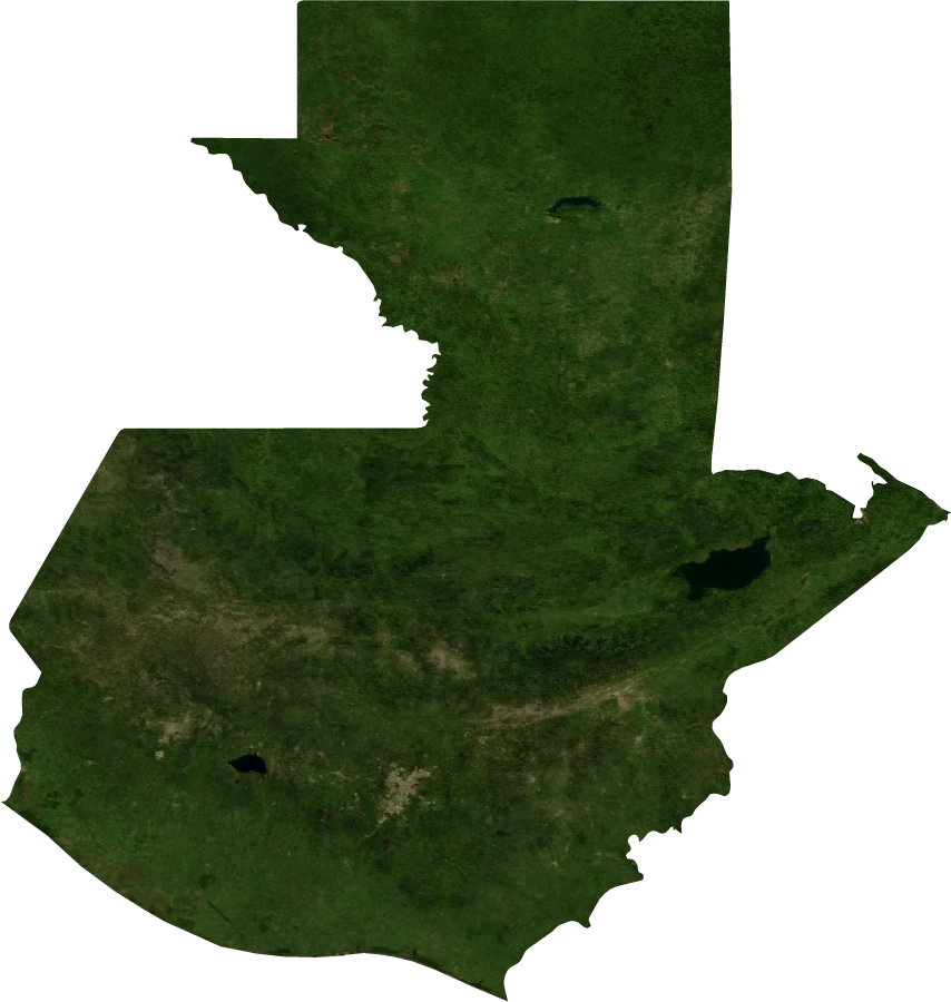 Guatemala, July 2004: NASA imagery clipped to the regional boundary