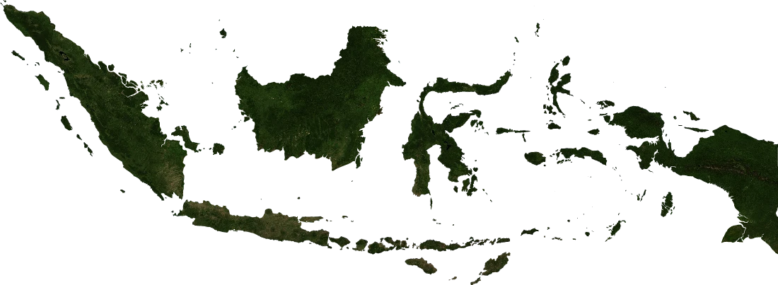 Indonesia, July 2004: NASA imagery clipped to the regional boundary