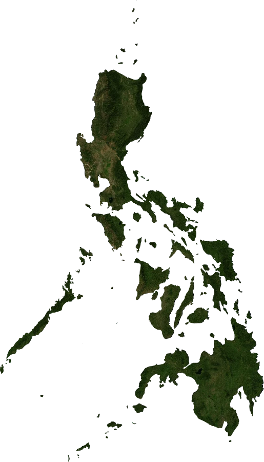 Philippines, January 2004: NASA imagery clipped to the regional boundary