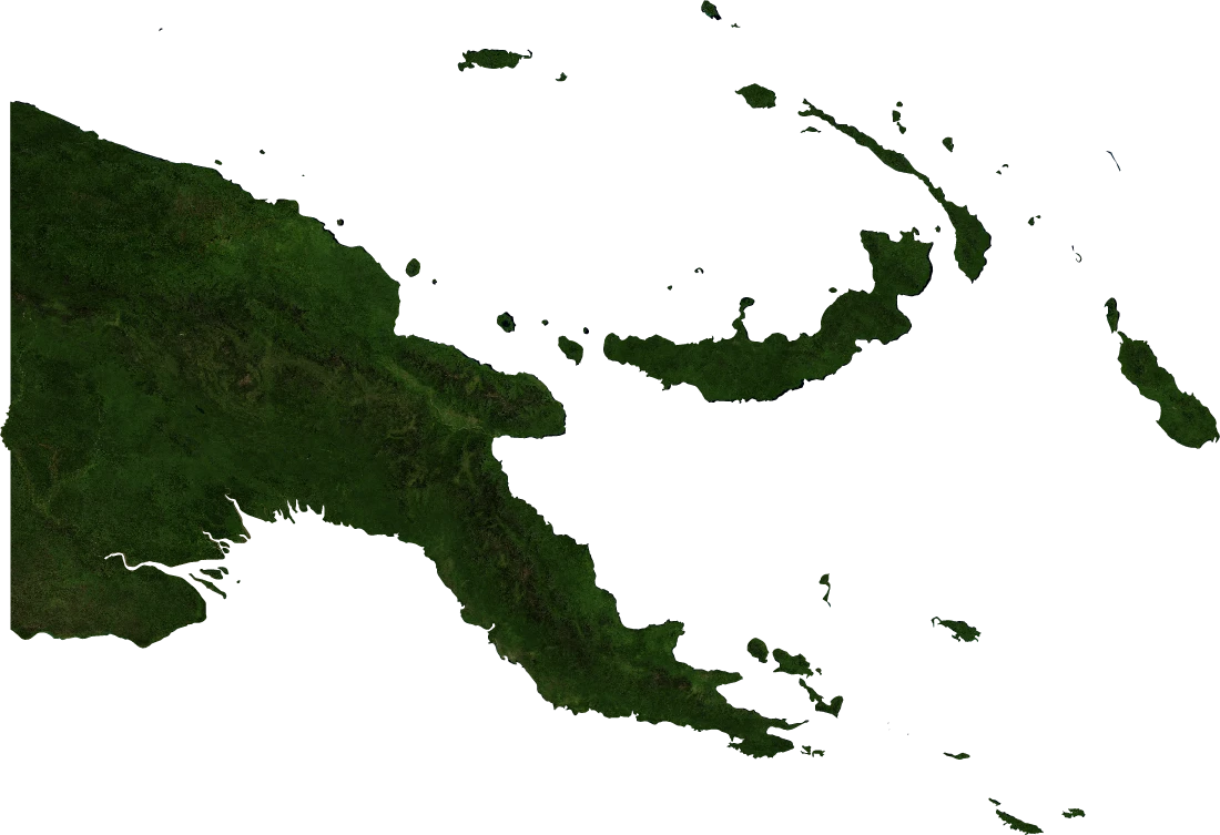 Papua New Guinea, January 2004: NASA imagery clipped to the regional boundary