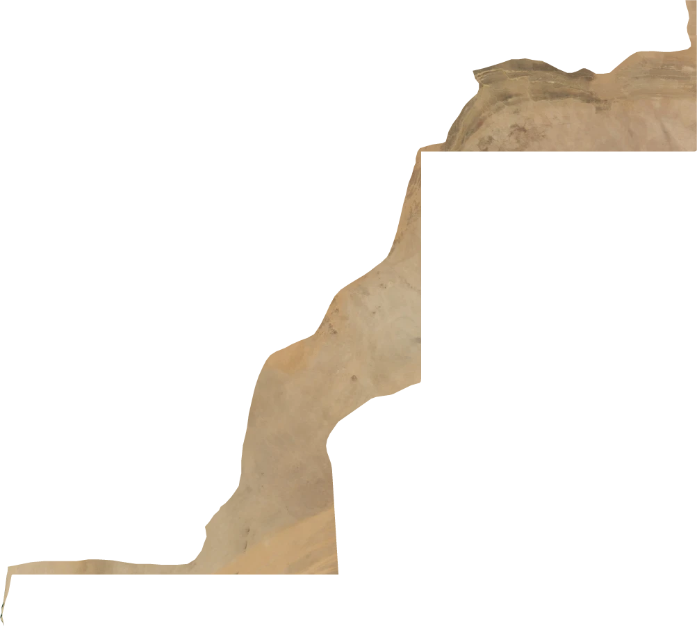 Western Sahara, July 2004: NASA imagery clipped to the regional boundary