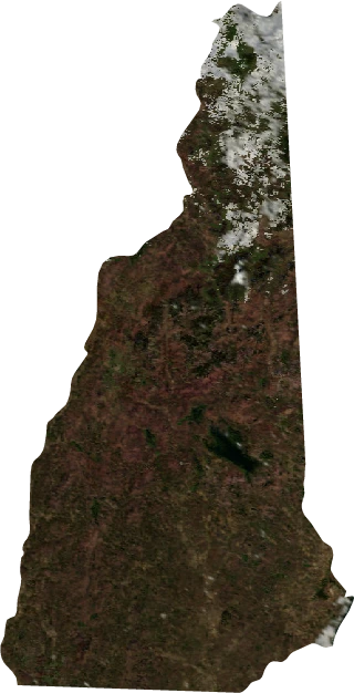 New Hampshire, January 2004: NASA imagery clipped to the regional boundary