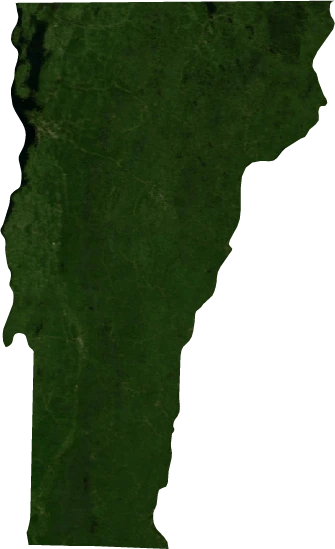 Vermont, July 2004: NASA imagery clipped to the regional boundary